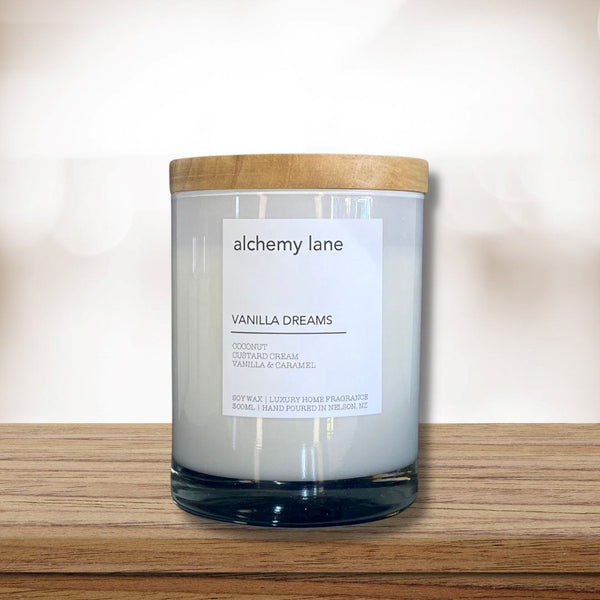 Alchemy Lane - Vanilla Dreams - Triple Scented Soy Wax Candle
