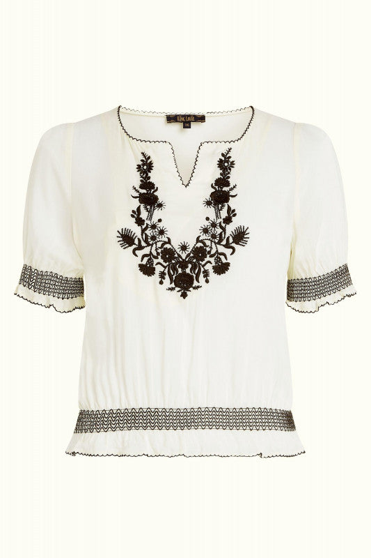 King Louie - Lucy Embroidery Top