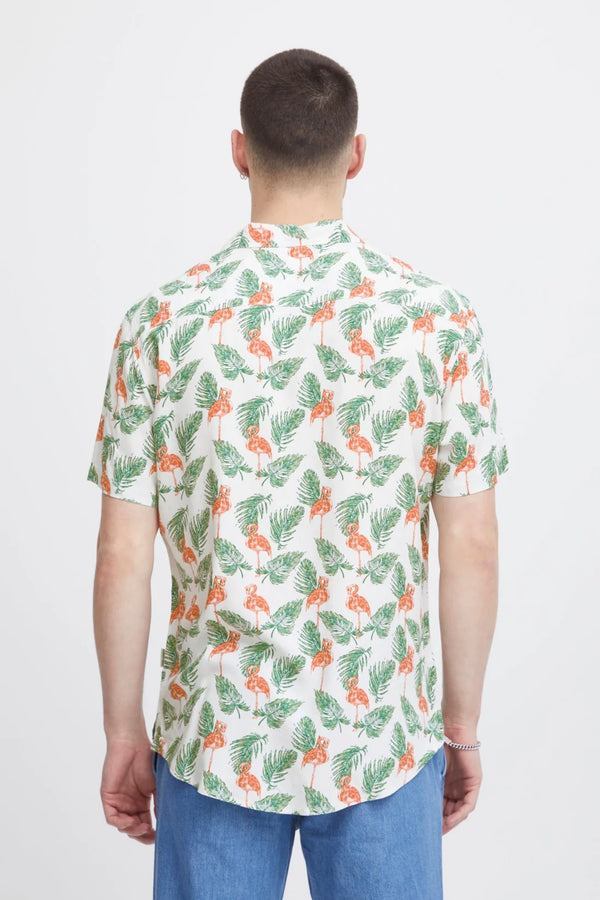 Blend - White Flamingo Shirt