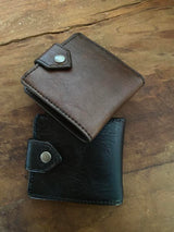 Harrier New Zealand -  Leather Wallet with Apple tag holder Brown
