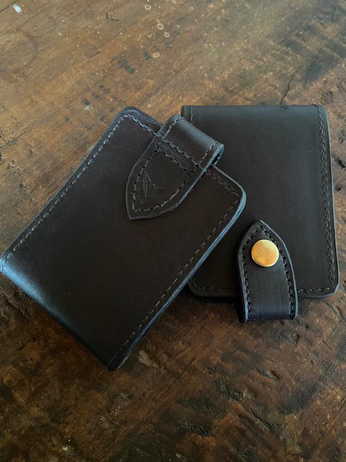 Harrier New Zealand - Luxury Leather Card Holder Brown