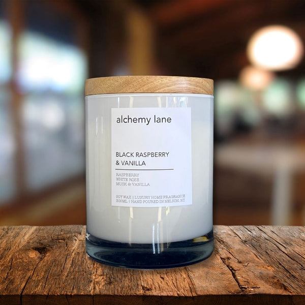Alchemy Lane - Black Raspberry & Vanilla - Triple Scented Soy Wax Candle