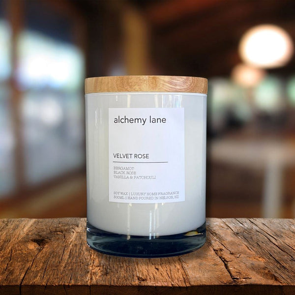 Alchemy Lane - Velvet Rose - Triple Scented Soy Wax Candle