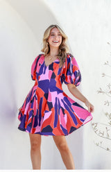 YH & CO - Pink Polly Mini Dress