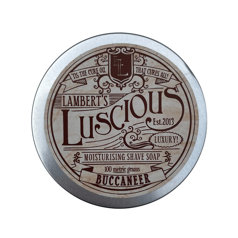 Lambert's Luscious Beard Oil - Buccaneer Moisturising Shaving Soap