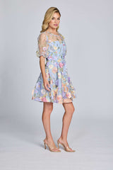 Romance -Blake Lilac Flower Dress