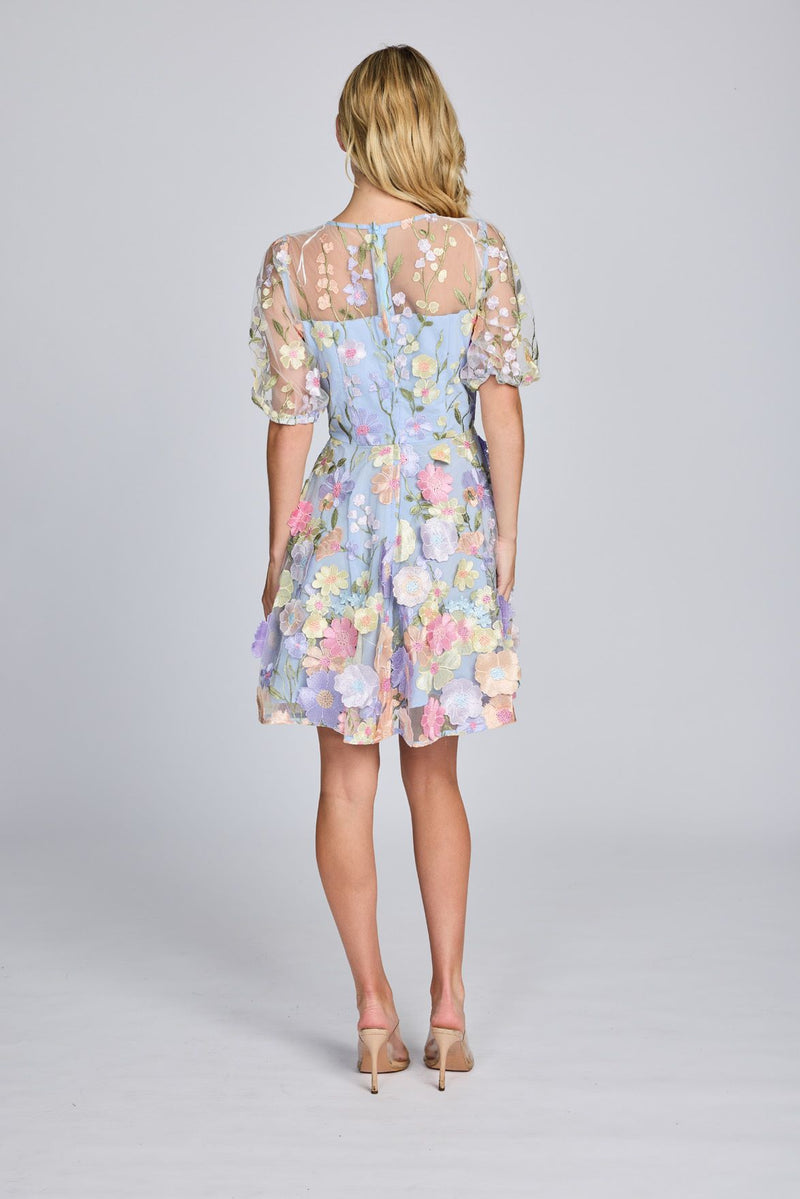 Romance -Blake Lilac Flower Dress