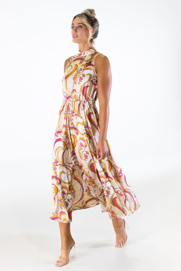 Bel Vestito - Rome Panelled Midaxi Dress