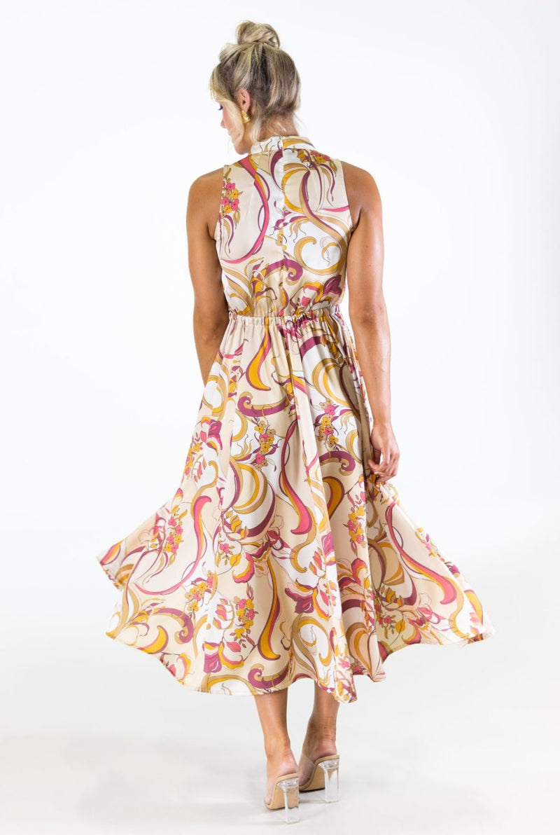 Bel Vestito - Rome Panelled Midaxi Dress