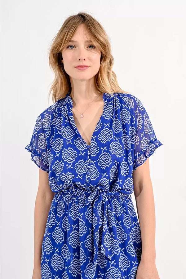 Molly Bracken - Blue Print dress