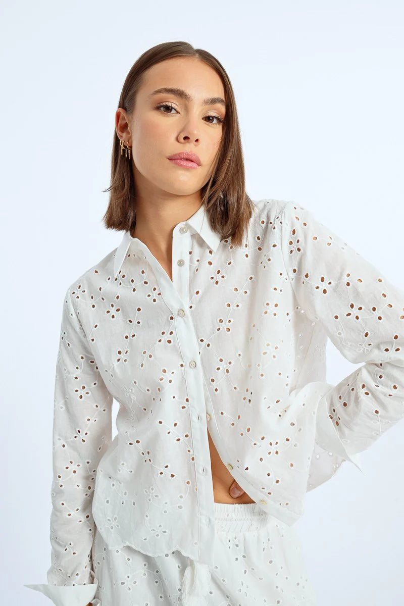 Lili Sidonio - English Embroidery Blouse