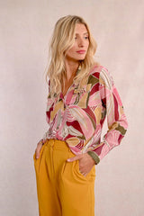 Molly Bracken - Flowy Printed Blouse