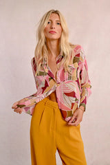 Molly Bracken - Flowy Printed Blouse