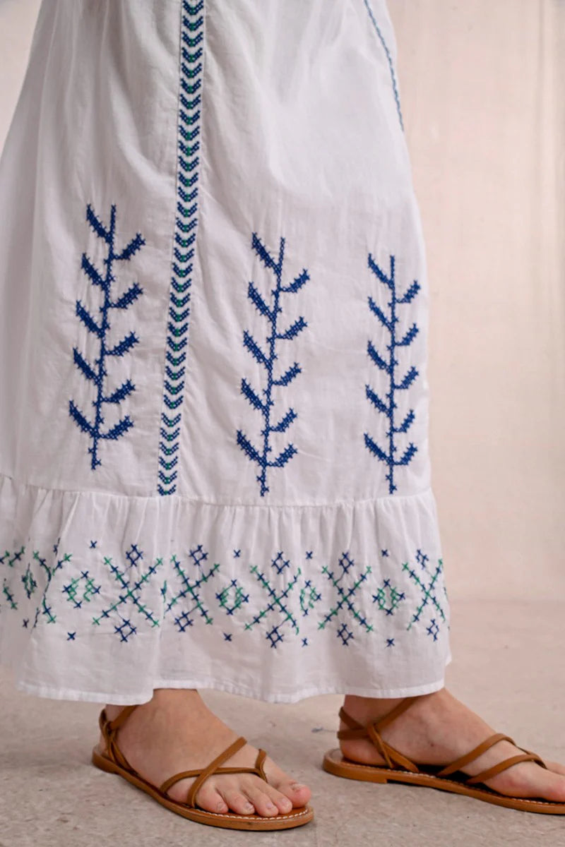 Molly Bracken - Long Embroidered Dress