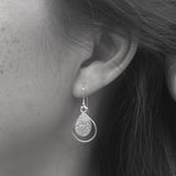 Aurelium - Dewdrop Drop Earrings | Silver