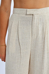 Lili Sidonio - Pleated Wide Leg Pants