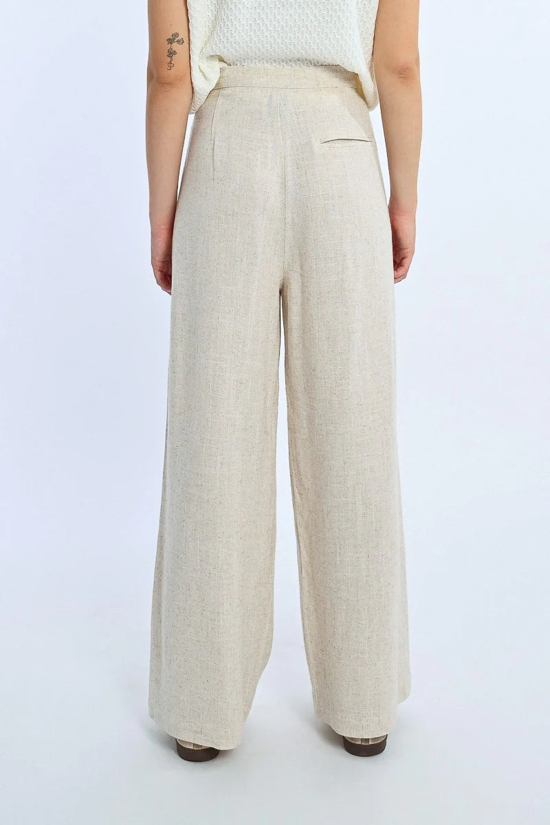 Lili Sidonio - Pleated Wide Leg Pants