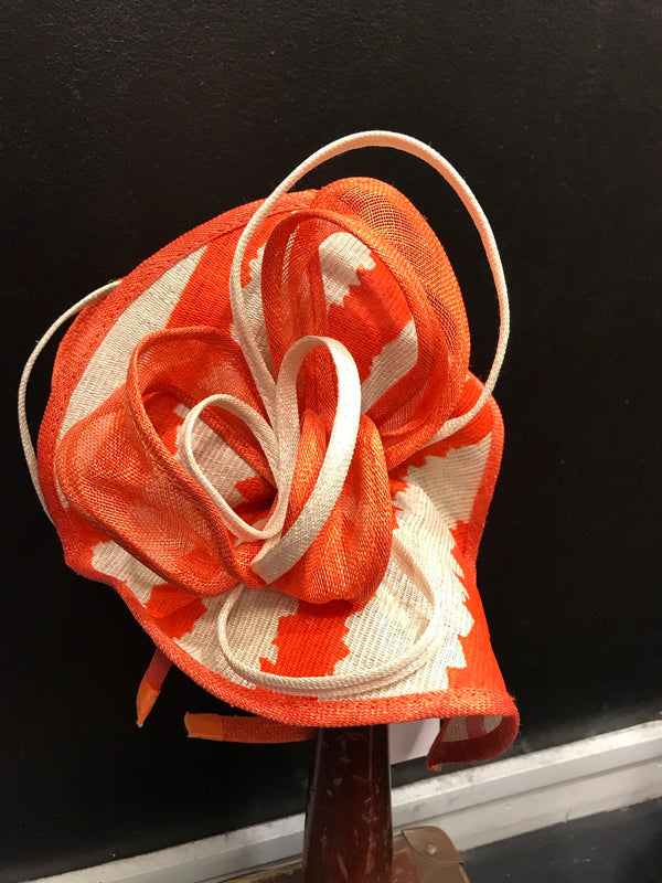 Fascinator - Orange Magic