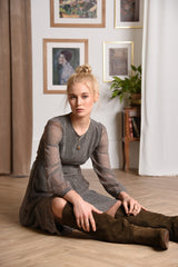 Molly Bracken - Amelia Printed Midi Dress