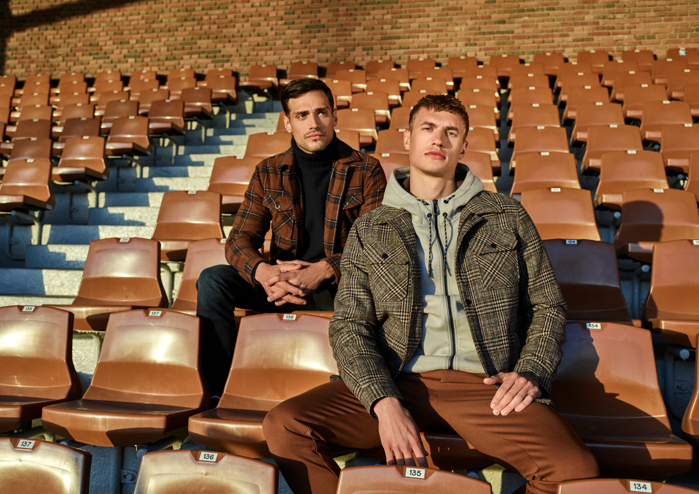 No Excess - Padded Tweed Check Jacket – HUNT & SEEK